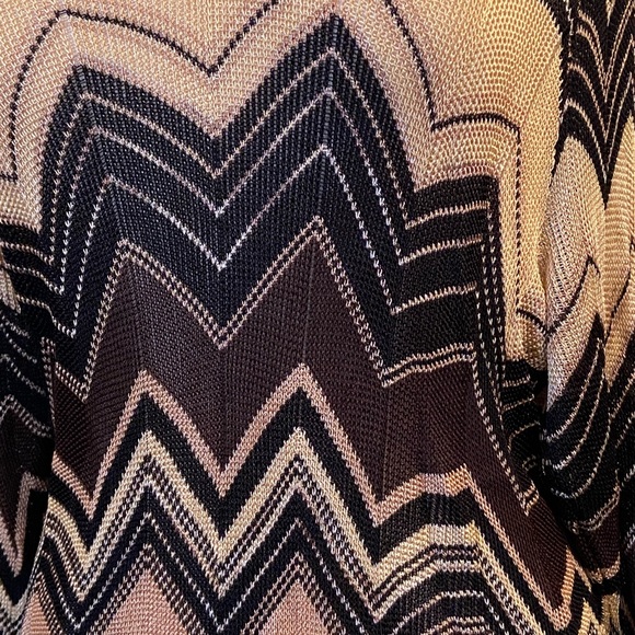 Chico’s Travelers Collection Cardigan Size 3 Zigzag - Picture 3 of 11